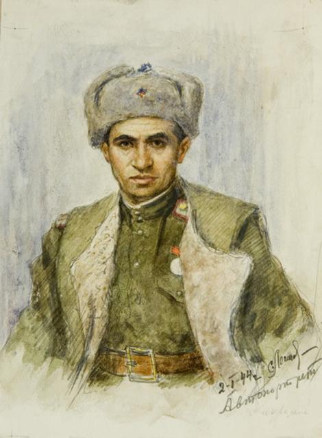 Легеня С.Д. Автопортрет. 1944